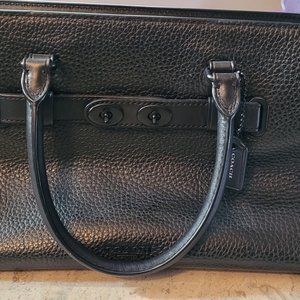 Coach Black Leather Handbag